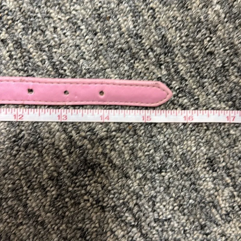 Dog Collar - Pink LOVE Rhinestone Dog Collar